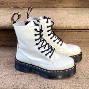 Dr Martens Jadon Platform Boots - Arcadia Leather Size 8